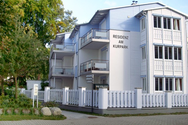 ''Residenz Am Kurpark''- in ruhiger Lage, direkt am Kurpark des Ostseebades Binz