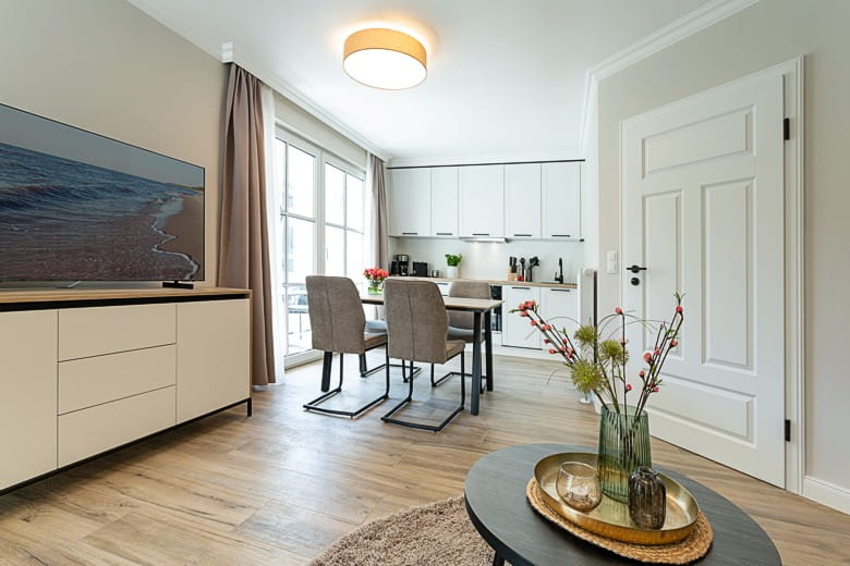 Villa Vesta Appartements 1. OG - Wohnraumansicht